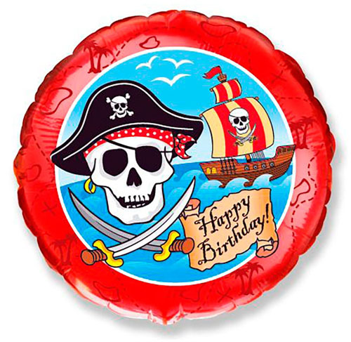 Круг, С Днем рождения, пират