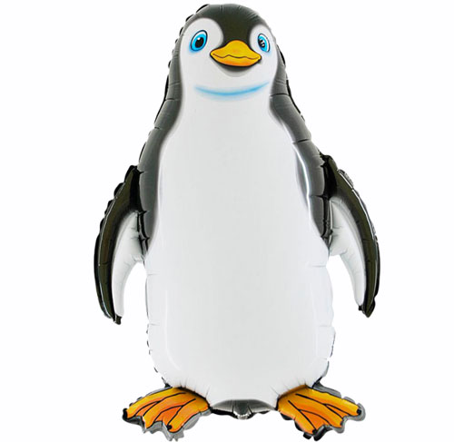 Фольгированный шар Счастливый пингвин